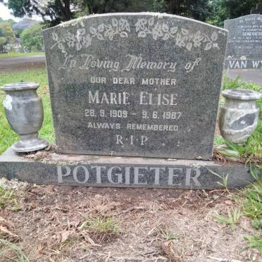 POTGIETER Marie Elise 1909-1987
