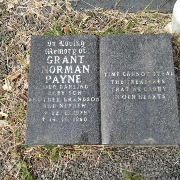 PAYNE Grant Norman 1979-1980