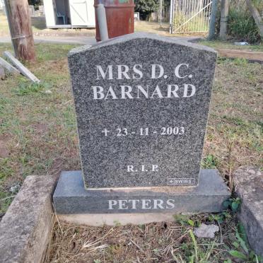 PETERS D.C., BARNARD  -2003