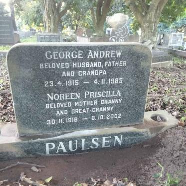 PAULSEN George Andrew 1915-1985 & Noreen Priscilla 1918-2002