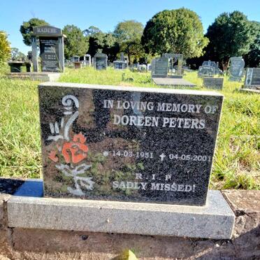 PETERS Doreen 1951-2001
