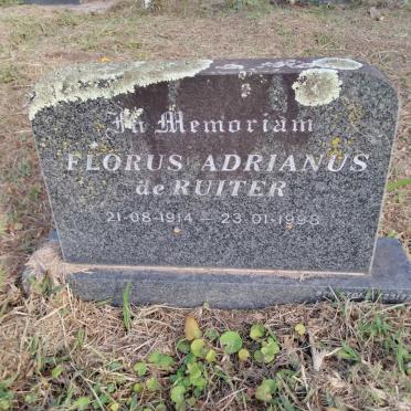 RUITER Florus Adrianus, de 1914-1998