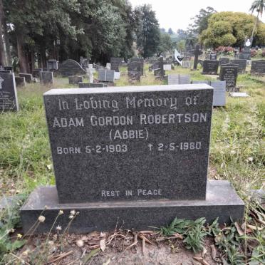 ROBERTSON Adam Gordon 1903-1980