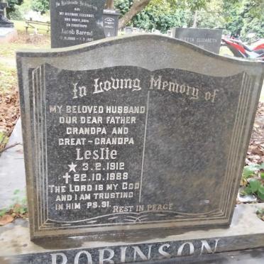 ROBINSON Leslie 1912-1988