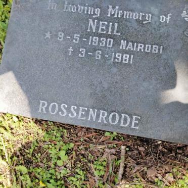 ROSSENRODE Neil 1930-1981