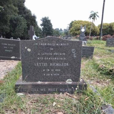 RICHARDS Lettie 1910-1979
