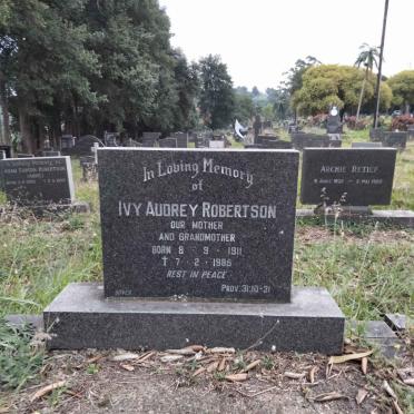 ROBERTSON Ivy Audrey 1911-1985