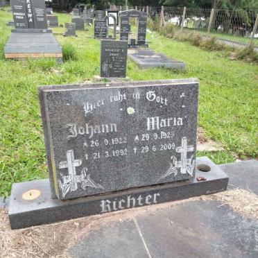 RICHTER Johann 1922-1992 & Maria 1925-2009