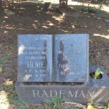 RADEMAN Tienie 1943-1997