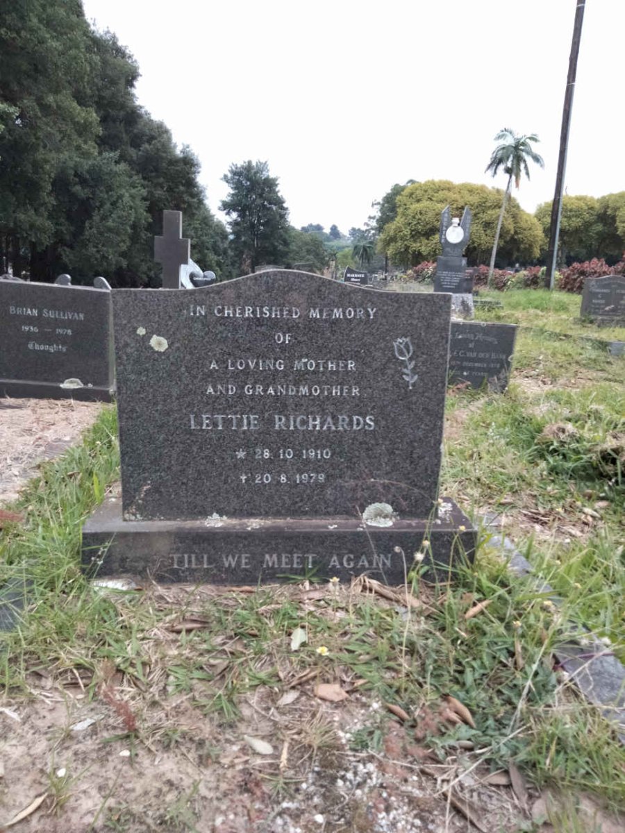 RICHARDS Lettie 1910-1979