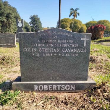 ROBERTSON Colin Stephan Cavanagh 1919-1978