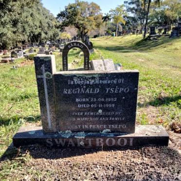 SWARTBOOI Reginald Tsepo 1952-1999