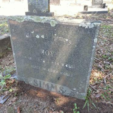 SIMMS Roy 192?-1981