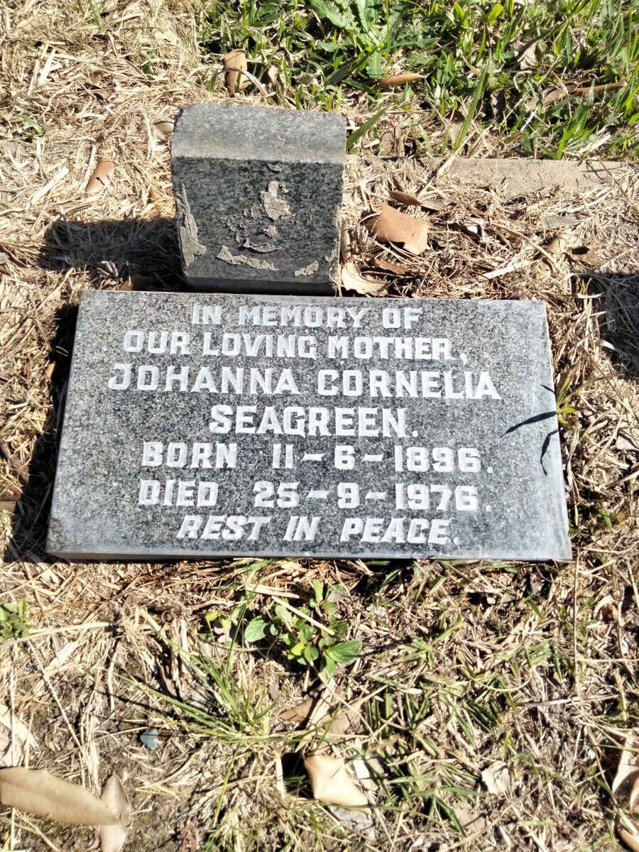 SEAGREEN Johanna Cornelia 1896-1976