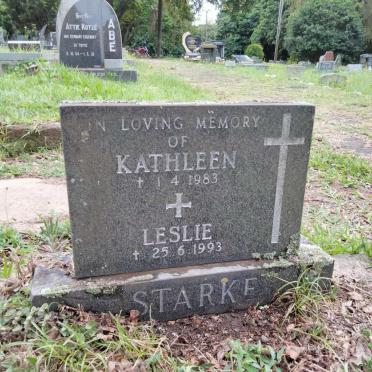 STARKE Kathleen -1983 :: STARKE Leslie -1993