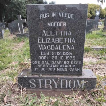 STRYDOM Alettha Elizabetha Magdalena 1934-1979