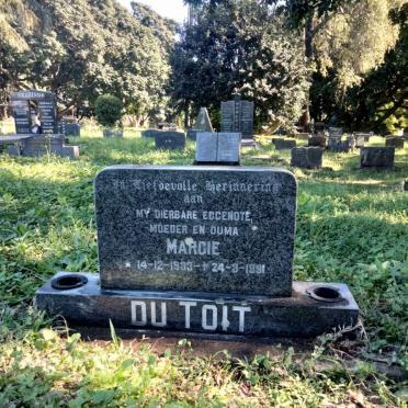 TOIT Margie, du 1933-1991