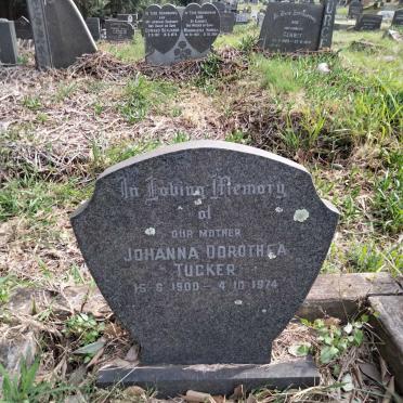 TUCKER Johanna Dorothea 1900-1974