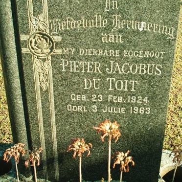 TOIT Pieter Jacobus, du 1924-1963