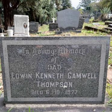 THOMPSON Edwin Kenneth Gamwell -1977
