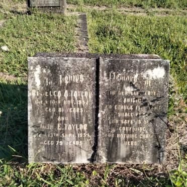 TAYLOR John E. -1953 &amp; Rebecca A. -1952