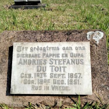TOIT Andries Stefanus, du 1857-1951