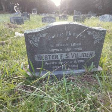 VILJOEN Hester F.S. -1985