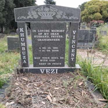 VEZI Khumbuza Vincent 1951-2009
