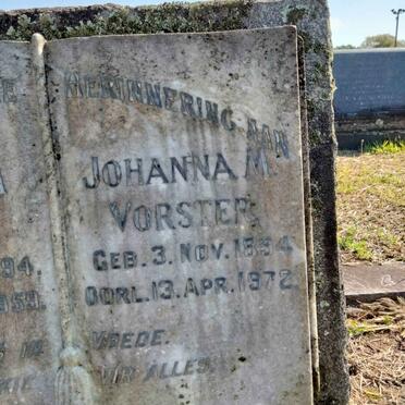 VORSTER Jan Harm 1894-1959 &amp; Johanna M. 1894-1972