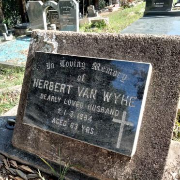 WYHE Herbert, van -1984