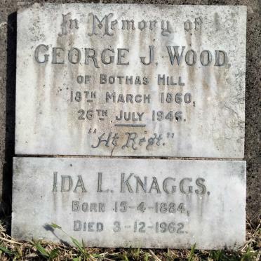 WOOD George J. 1860-1946 :: KNAGGS Ida L. 1884-1962