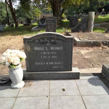 WERNER Mario L. 1972-1990