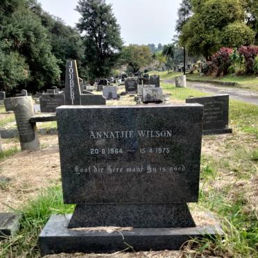 WILSON Annatjie 1964-1975