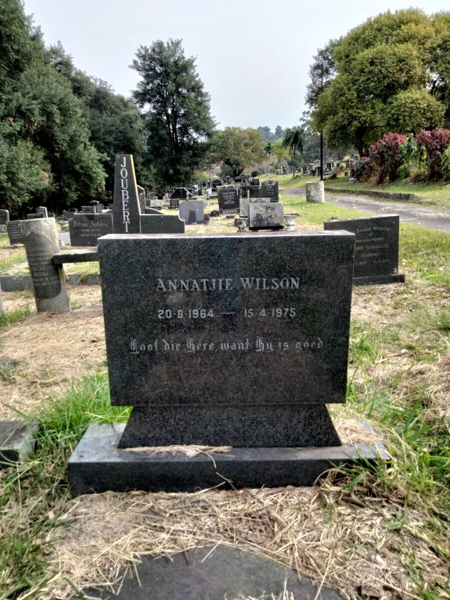 WILSON Annatjie 1964-1975