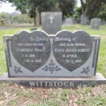 WITTSTOCK Erich Julius Albert 1916-1987 &amp; Florence Peace 1918-19??