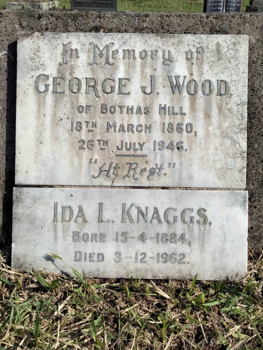 WOOD George J. 1860-1946 :: KNAGGS Ida L. 1884-1962