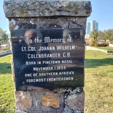 COLENBRANDER Johann Wilhelm 1855-1918