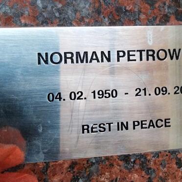 PETROWSKI Norman 1950-2008