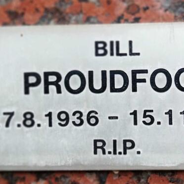 PROUDFOOT Bill 1936-1988