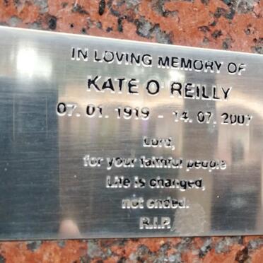 O'REILLY Kate 1919-2007
