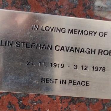ROBERTSON Colin Stephan Cavanagh 1919-1978