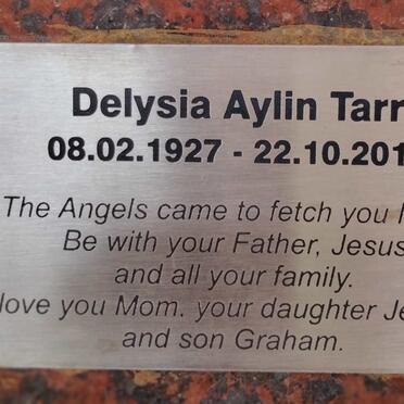 TARR Delysia Aylin 1927-2018