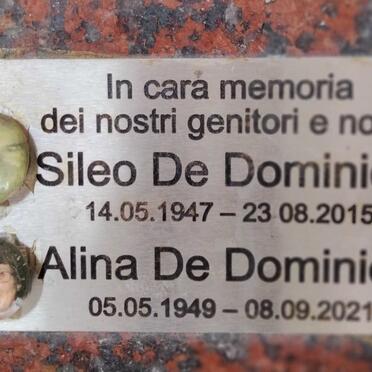 DOMINICIS Sileo, de 1947-2015 & Alina 1949-2021