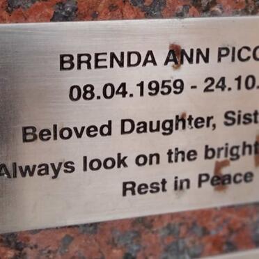 PICCIONE Brenda Ann 1959-2009