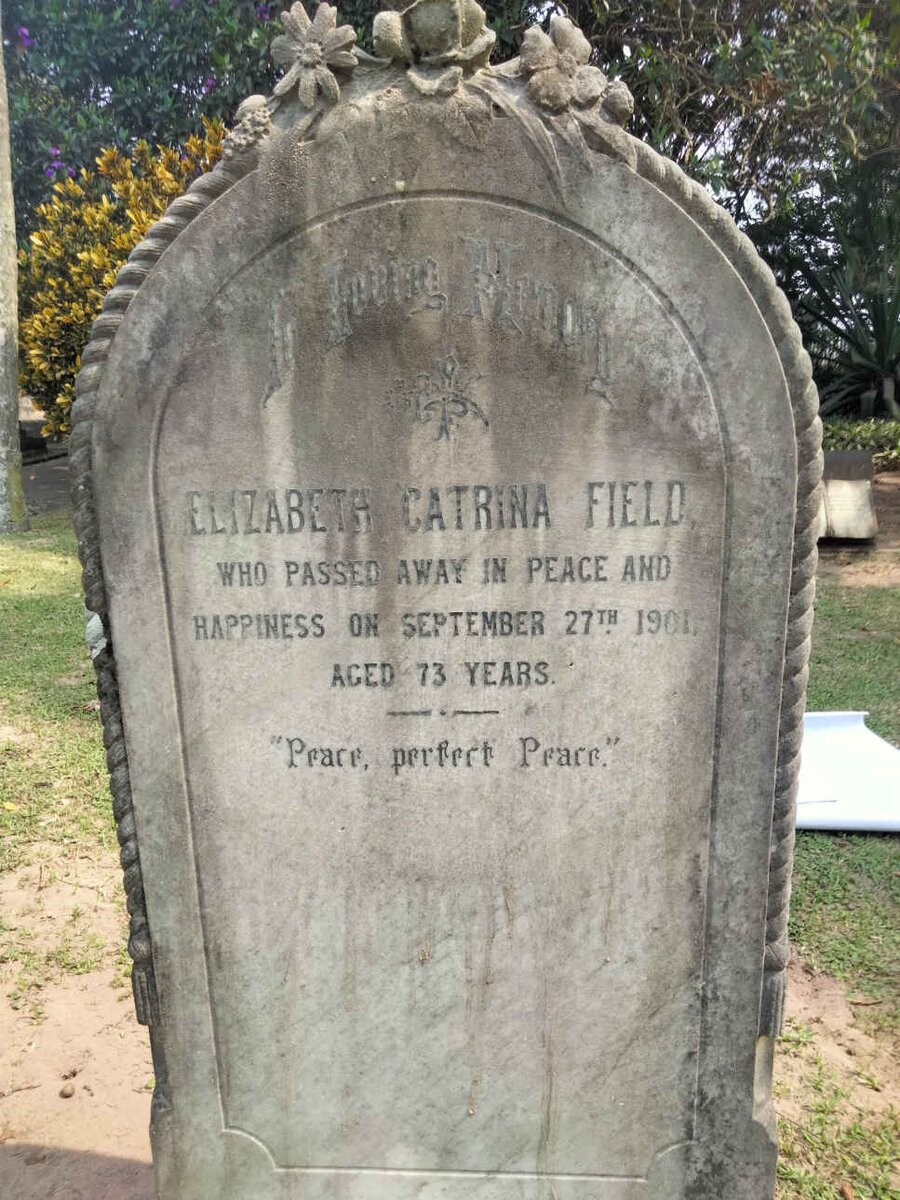 FIELD Elizabeth Catrina -1901