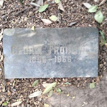 FROHLING Georg 1898-1966