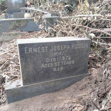 HOSLIN Ernest Joseph -1973