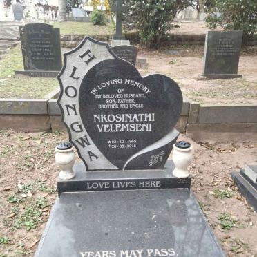 HLONGWA Nkosinathi Velemseni 1965-2015