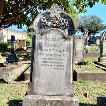 KONIGKRAMER Edwin Friederich Hermann 1888-1947