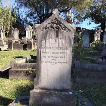 KONIGKRAMER Eberhard 1885-1926